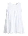 Rebel Queen By Liu •jo Woman Top White Size Xs Cotton