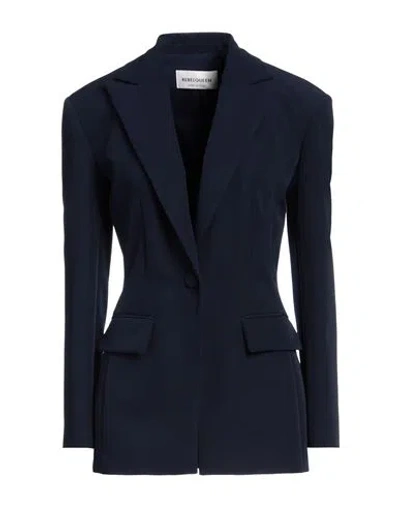 Rebel Queen By Liu •jo Woman Blazer Midnight Blue Size 8 Polyester, Elastane
