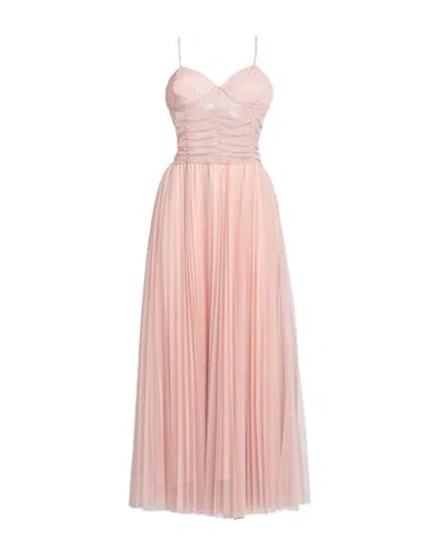 Rebel Queen Woman Maxi Dress Blush Size M Polyester In Pink