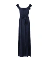 Rebel Queen By Liu •jo Woman Maxi Dress Navy Size S Polyester, Elastane In Navy Blue