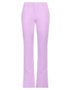 Rebel Queen Woman Pants Lilac Size 4 Polyester, Elastane In Purple