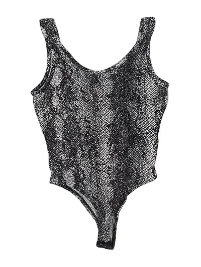 Pre-owned Rebel Sugar Bodysuit In Gray
