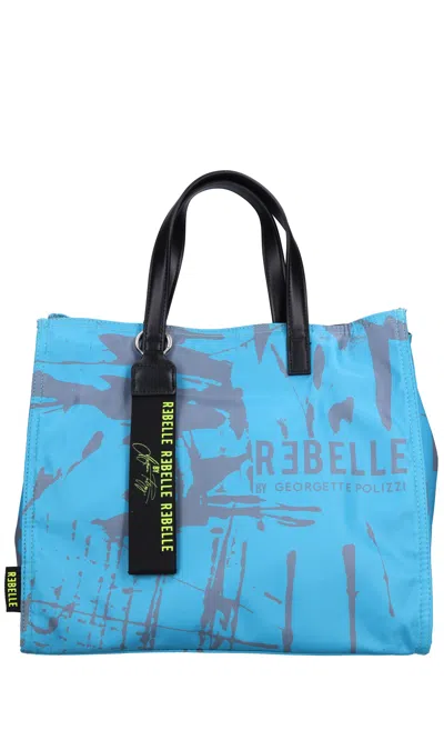 Rebelle Bags.. Clear Blue In Azzurro Blu E Verdi