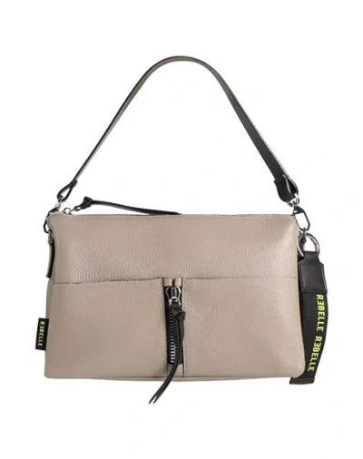 Rebelle Woman Handbag Grey Size - Cow Leather In Gray