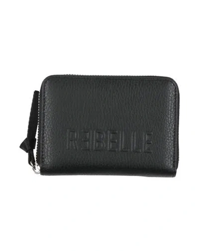 Rebelle Woman Wallet Black Size - Leather
