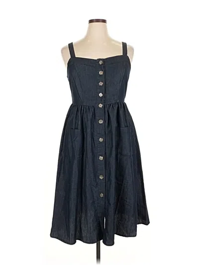 Pre-owned Rebellion Casual Dress In Blue