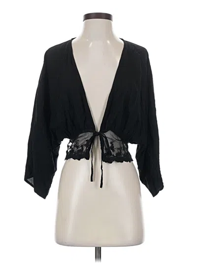 Pre-owned Rebellion Kimono In Black