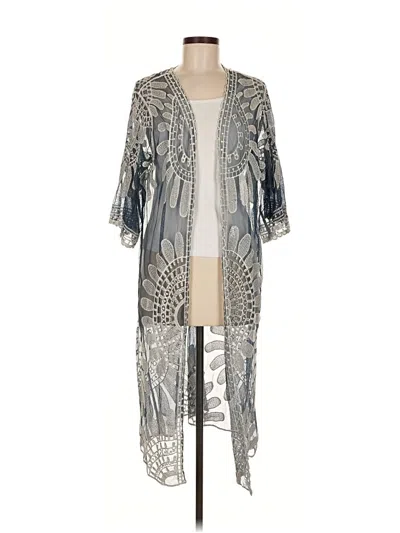 Pre-owned Rebellion Kimono In Silver
