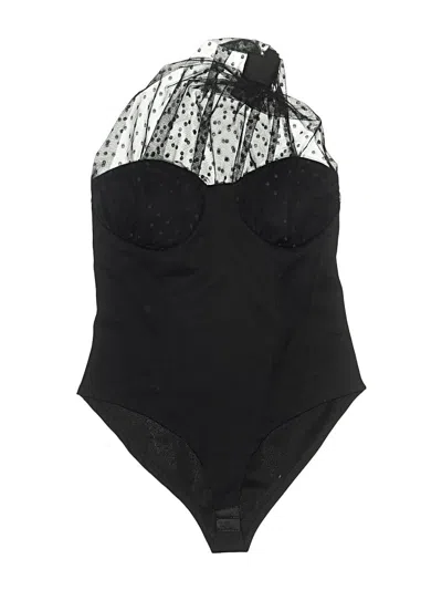 Pre-owned Rebellious Bodysuit In Black
