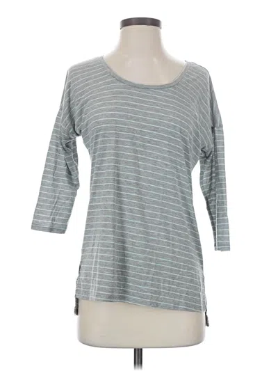 Pre-owned Rebellious One 3/4 Sleeve T-shirt In Gray