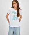 Rebellious One Juniors' Cafe Graphic Short-sleeve T-shirt