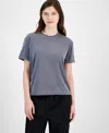 Rebellious One Juniors' Super Soft Crewneck Tee In Black