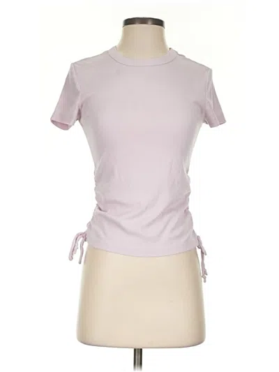 Pre-owned Rebellious One Short Sleeve Top Pink Keyhole Neckline Tops