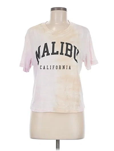 Pre-owned Rebellious One Short Sleeve T-shirt In Pink