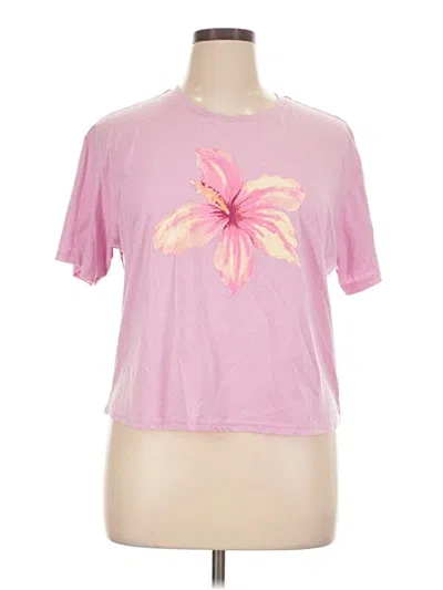 Pre-owned Rebellious One Short Sleeve T-shirt In Pink