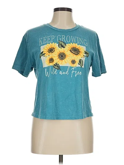 Pre-owned Rebellious One Short Sleeve T-shirt In Teal
