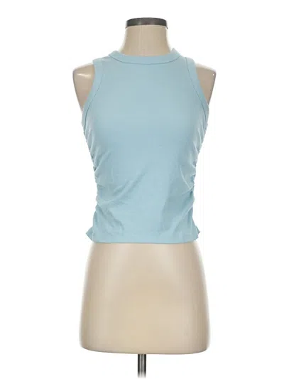 Pre-owned Rebellious One Sleeveless Top Blue Halter Neckline Tops