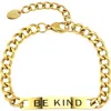 Rebl Be Kind Chain Bracelet