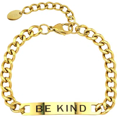 Rebl Be Kind Chain Bracelet