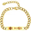Rebl Be Kind Chain Bracelet