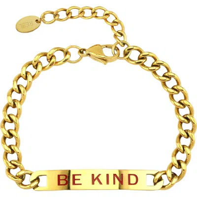 Rebl Be Kind Chain Bracelet