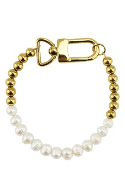 Rebl Faux Pearl Beaded Bracelet