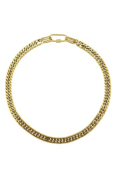 Rebl Gender Inclusive 9.5mm Wide Chain Necklace In Gold