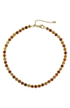 Rebl Gender Inclusive Beaded Necklace In Multi