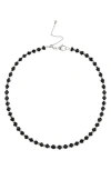 Rebl Gender Inclusive Beaded Necklace In Multi