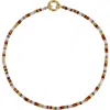 Rebl Gender Inclusive Beaded Necklace In Multi