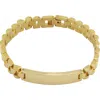 Rebl Gender Inclusive Cypress Chain Bracelet In Gold