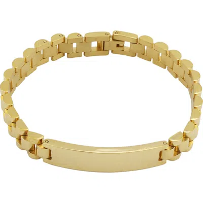 Rebl Gender Inclusive Cypress Chain Bracelet In Gold