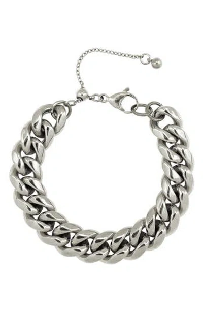 Rebl Gender Inclusive Ivy Chain Bracelet In Metallic