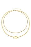 Rebl Gender Inclusive Layered Adjustable Necklace