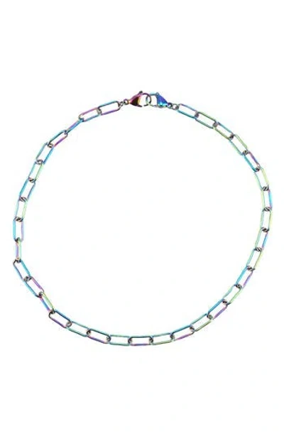 Rebl Gender Inclusive Paperclip Chain Necklace