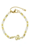 Rebl Gender Inclusive Snake Beaded Bracelet