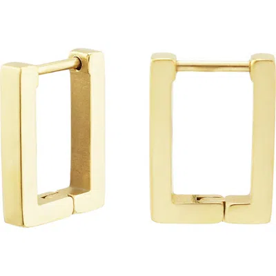 Rebl Gender Inclusive Square Hoop Earrings In Gold