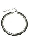 Rebl Gender Inclusive Stone & Cuban Chain Necklace