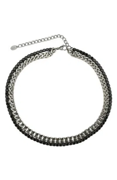 Rebl Gender Inclusive Stone & Cuban Chain Necklace