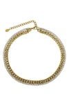 Rebl Gender Inclusive Stone & Cuban Chain Necklace