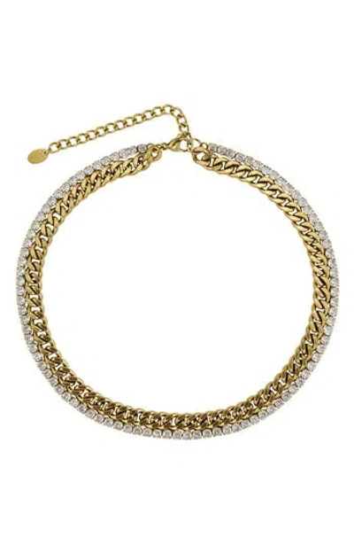 Rebl Gender Inclusive Stone & Cuban Chain Necklace