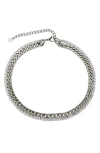 Rebl Gender Inclusive Stone & Cuban Chain Necklace