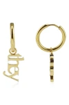 Rebl Gender Inclusive They Huggie Hoop Earrings