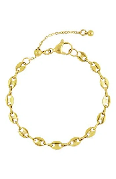 Rebl Mariner Link Chain Bracelet In Gold