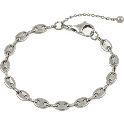 Rebl Mariner Link Chain Bracelet In Silver