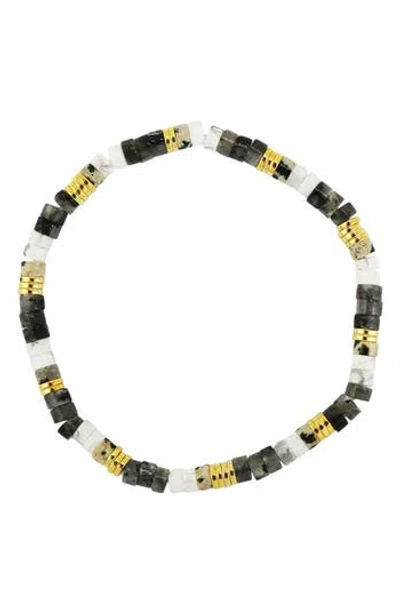 Rebl Mixed Stone Bead Bracelet