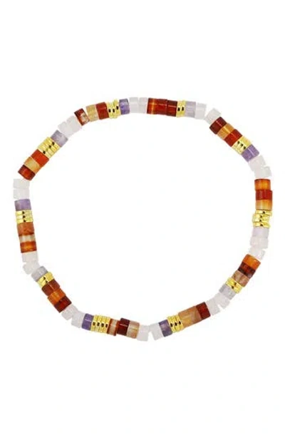 Rebl Mixed Stone Bead Bracelet