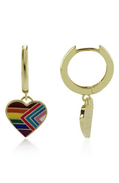 Rebl Pride Heart Drop Earrings