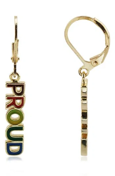 Rebl Proud Rainbow Drop Earrings