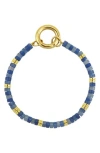 Rebl Semiprecious Stone Bracelet In Blue